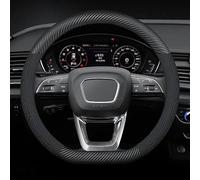 Coprivolante per Auto per Citroen C-Zero 2009-2020, Coprivolante Auto in Silicone 37-38cm/15" Protezione Custodia Volante Cover in Pelle Microfibra(Blue,D-type)