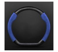 Coprivolante Per Auto Per Citroen DS3 DS4 DS5 DS5 DS 5LS DS6 DS7 DS9 DS Per SPIRIT Accessori Per Auto Coprivolante In Pelle E Fibra Di Carbonio 37-38 Cm(D Style A Blue)