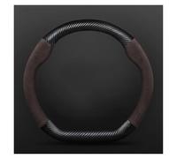 Coprivolante Per Auto Per Citroen DS3 DS4 DS5 DS5 DS 5LS DS6 DS7 DS9 DS Per SPIRIT Accessori Per Auto Coprivolante In Pelle E Fibra Di Carbonio 37-38 Cm(D Style A Brown)