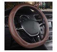 Coprivolante per Auto per Golf 7 e Tiguan 2019 2020 a Forma di D in Pelle PU Antiscivolo e Resistente all'Usura, Colore Nero (Marrone).