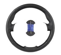 Coprivolante per auto Per Isuzu D-Max MU-X 2013-2020 Holden per Colorado AU 2012-2019 Accessori per auto Coprivolante in pelle nera personalizzato(Black Blue thread)