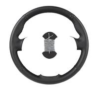 Coprivolante per auto Per Isuzu D-Max MU-X 2013-2020 Holden per Colorado AU 2012-2019 Accessori per auto Coprivolante in pelle nera personalizzato(Black gray thread)