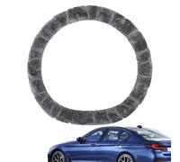 Coprivolante per auto per l'inverno, copertura protettiva per volante auto glitterata, a prova di sudore, antiscivolo, caldo, copertura per maniglia per auto da donna