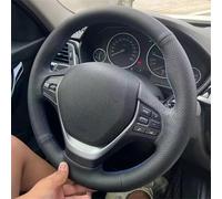 Coprivolante Per Auto Per M3 E90 E91 E92 E93 E87 E81 E82 E88 Coprivolante In Microfibra E Pelle Accessori Interni Morbido Coprivolante(Filo nero)