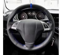 Coprivolante Per Auto Per Opel Per Combo 2012 2013 2014 2015 2016 2017 2018 Rivestimento In Pelle Per Volante Finiture Accessori Interni Morbido Coprivolante(Filo nero)