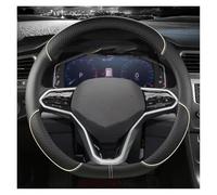 Coprivolante Per Auto Per VW Per Teramont Per Atlas Per T-Roc T-cross 2017-2021 2023 Coprivolante Per Auto A Forma D Volante Protettore(Beige)