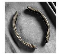Coprivolante per auto Protezione Per Volante Segmentata Universale Standard Da 14 1/2" A 15" Per Auto Al 99% Nuova Copertura Per Volante Antiscivolo In Fibra Di Carbonio(5)