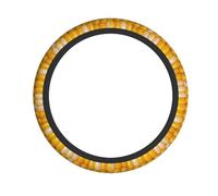 Coprivolante per auto resistente Corn On The Cob, coprivolante antiscivolo, accessori universali per interni auto, facili da installare e lavare