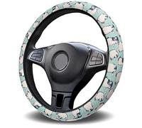 Coprivolante Per Auto Simpatico Pinguino Pinguino Invernale Che Balla Coprivolante Auto Elegante Copertura Volante Morbido Protezione Custodia Volante Cover 38cm