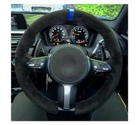 Coprivolante Per BMW F87 M2 F80 M3 F82 M4 M5 F12 F13 M6 F85 X5 F86 X6 F30 F33 Coprivolante Per Auto, In Pelle Scamosciata Antiscivolo, Nero Volante Dell'auto(Blue Thread)