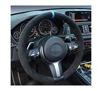 Coprivolante Per BMW-&-Sport Serie 1 F20 M135i M140i M235i M240i X1 F21 F48 X2 F39 X3 F25 Coprivolante per auto Pelle antiscivolo (Color : 9)