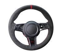 Coprivolante Per Cayman per Boxster per Cayenne per Macan per Panamera per 911 per 996 per 997 per 959 coperchio del volante sterzo(Yellow Thread)
