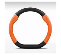 Coprivolante Per Chery Per Jetour T2 T3 X70 X70SM X90 X95 Per DASHING Per Traveler Coprivolante Per Auto In Fibra Di Carbonio Antiscivolo 38 Cm Vera Pelle(D Leather Orange)