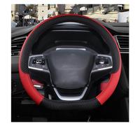 Coprivolante Per Chery Per Tiggo Per 8 Pro Coprivolante Per Auto 9 Colori Accessori Auto Antiscivolo In Pelle PU Coprivolante Auto (Colore : D shape Red)