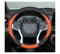 Coprivolante per Chevrolet Blazer 2020 2021 2022 2023 2024, Decorazione per Auto Calda (Rotondo-Arancione)