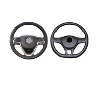 Coprivolante Per Chevrolet Per Cruze Per Aveo Per Captiva Per Epica Per Sail Per Lacetti Per Mrlibu Car Styling Coprivolante Per Auto Pelle Traspirante Antiscivolo Coprivolante Auto(Black)