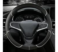 Coprivolante Per Chevrolet Per Cruze Per Malibu Per Auto A Vela Coprivolante 38cm 15"(White circle)