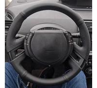 Coprivolante per Citroen C4 Picasso 2007-2013 intrecciato per auto, in pelle microfibra, antiscivolo, colore bianco