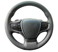 Coprivolante per cucitura a mano in pelle nera antiscivolo, per il 2019 per accessori auto Lexus UX 250h