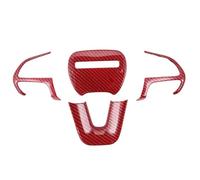Coprivolante per Dodge Charger e Challenger 2015-2022, per Jeep Grand Cherokee SRT8 2014-2021, plastica ABS, grana in fibra di carbonio rossa o nera