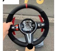Coprivolante Per F87 M2 F80 M3 F82 M4 M5 F12 F13 M6 F85 X5 M F86 F33 X6 M F30 Nero PU copertura del volante dell'automobile(Style E)
