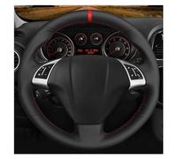 Coprivolante Per Fiat Grande Punto Bravo Linea 2007-2019 Doblo Per Opel Qubo Per Combo Copertura Del Volante Dell'automobile Morbida Pelle Artificiale Nera Volante Dell'auto (Colore : Red Thread)