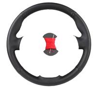 Coprivolante Per Fiat Per 500 2007-2015 500e 2014-2018 Per 500C 2014-2017 Coprivolante In Microfibra E Pelle Auto Copri Volante(Red thread)