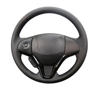 Coprivolante Per Fit Per City Per Jazz 2014-2019 Per Vezel 2015-2017 Per HRV 2016-2019 Coprivolante Auto Microfibra Pelle Fai Da Te Copri Volante Auto(White Thread)