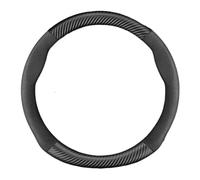 Coprivolante Per Ford Per Fiesta Per Focus Per Mondeo Per Mustang Coprivolante Auto Pelle(Round black flip fur)