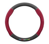 Coprivolante Per Ford Per Mondeo Per Focus Per Raptor Per Puma Per Edge Per Explorer Coprivolante Antiscivolo Pelle Scamosciata Per Auto(O Red)