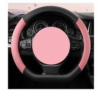 Coprivolante Per Golf Per BMW Per VW Coprivolante Per Auto 38 Cm Coprivolante In Microfibra PU Pelle Custodia Per 15 Pollici(PINK D SHAPE)