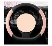 Coprivolante Per Golf Per BMW Per VW Coprivolante Per Auto 38 Cm Coprivolante In Microfibra PU Pelle Custodia Per 15 Pollici(LIGHTPINK D SHAPE)