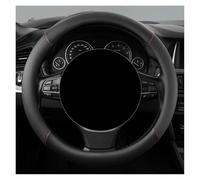Coprivolante Per Golf Per BMW Per VW Coprivolante Per Auto 38 Cm Coprivolante In Microfibra PU Pelle Custodia Per 15 Pollici(BLACK O SHAPE)