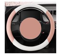 Coprivolante Per Golf Per BMW Per VW Coprivolante Per Auto 38 Cm Coprivolante In Microfibra PU Pelle Custodia Per 15 Pollici(PEACH O SHAPE)