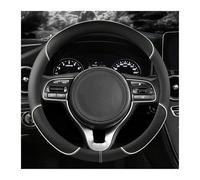 Coprivolante Per Kia per Rio 2 3 4 per X Line per Kombi per Berlina K2 Per K3 K4 K5 KX1 KX3 KX5 per Sportage Coprivolante per auto(Black white O)