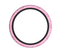 Coprivolante per la sensibilizzazione sul cancro al seno, per donne e uomini, graziosi accessori per auto, materiale durevole, antiscivolo, universale, adatto alla maggior parte dei veicoli.