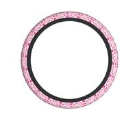 Coprivolante per la sensibilizzazione sul cancro al seno, per donne e uomini, graziosi accessori per auto, materiale durevole, antiscivolo, universale, adatto alla maggior parte dei veicoli.