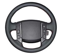 Coprivolante Per Land Per Rover Per Freelander 2 2007 2008 2009 2010 2011 2012 2013 2014 215 2016-2018 Coprivolante per auto in pelle nera