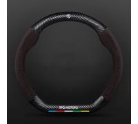 Coprivolante per MG HS 2018-2023 2024 2025, Coprivolante per Auto Traspirante, Copri Volante per Auto Antiscivolo, Copertura di Volante Protezione da Graffi Sporco E Usura,C-Brown-D