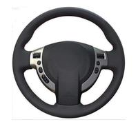 Coprivolante Per Nissan Per Qashqai 2007-2015 Per Rogue Per X-Trail 2008-2013 NV200 2009-2016 Per Sentra 2007-2012 Copertura In Pelle Nera Copri Volante Auto(Light Blue Thread)