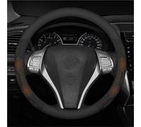 Coprivolante per Nissan per Qashqai Juke per X-Trail Patrol per Note per Leaf per Altima per Maxima per Micra per Murano per Rogue Pulsar per Sentra Coprivolante in pelle microfibra(O Skin orange)