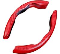 Coprivolante per Opel Corsa F/Corsa-e MJ22/Corsa Edition/GS Line 2019-2023 2024, Coprivolante Traspirante Antiscivolo Universale, Fibra Carbonio Antiscivolo Ultraleggero, Accessori Auto Interno