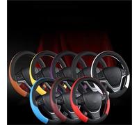 Coprivolante Per per T4 per T5 per T6 per Per Multivan per coperchio ruota del volante dello sterzo di caravele(Wine red)