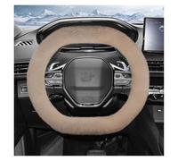 Coprivolante Per Peugeot Per Partner Per Expert | Coprivolante Lungo In Peluche Caldo E Protettivo Antiscivolo L'autunno E L'inverno(Beige Oval)