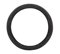 Coprivolante per Renault Espace Duster Dokker, Traspirante Comodo, Antiscivolo Coprivolante In Scamosciata Protezione Custodia Volante Auto Cover,O-Black