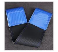 Coprivolante Per Ruote Universali Da 38 Cm Per Coprivolante Auto In Fibra Di Carbonio Nero Marrone Di Lusso Alla Moda E Durevole Cucito A Mano(BLUE)