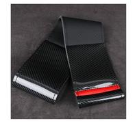 Coprivolante Per Ruote Universali Da 38 Cm Per Coprivolante Auto In Fibra Di Carbonio Nero Marrone Di Lusso Alla Moda E Durevole Cucito A Mano(Black 01)