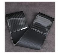 Coprivolante Per Ruote Universali Da 38 Cm Per Coprivolante Auto In Fibra Di Carbonio Nero Marrone Di Lusso Alla Moda E Durevole Cucito A Mano(Black)