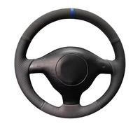 Coprivolante Per Seat Per Leon MK1 Per Per Golf 4 IV Per Passat B5 Per Variant Per Polo Per Skoda Per Fabia 1 Interni Auto Pelle Scamosciata Copri Volante Auto(Yellow Thread)