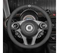 Coprivolante per Smart 451 Fortwo, Traspirante e Antiscivolo, Copertura Protettiva per Il Volante Dell'auto Coprivolante del Volante Accessori Interni,B